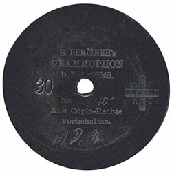 Berliner's Gramophone 30